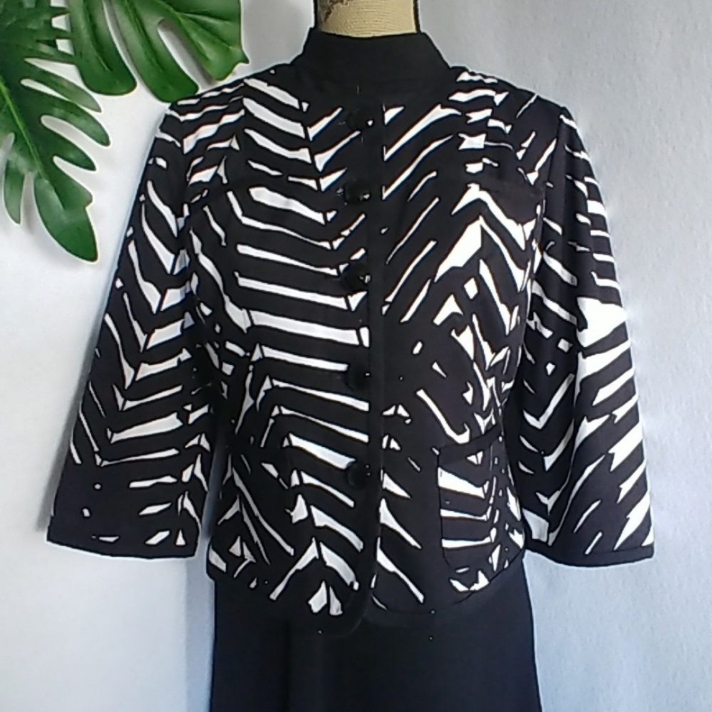East 5th Palm Leaf Blazer Jacket